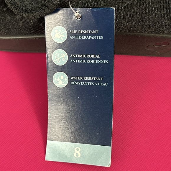 Silverts Women Extra Wide Easy Closure Comfort Slipper Black Animal Print 8 NWT - Picture 13 of 13